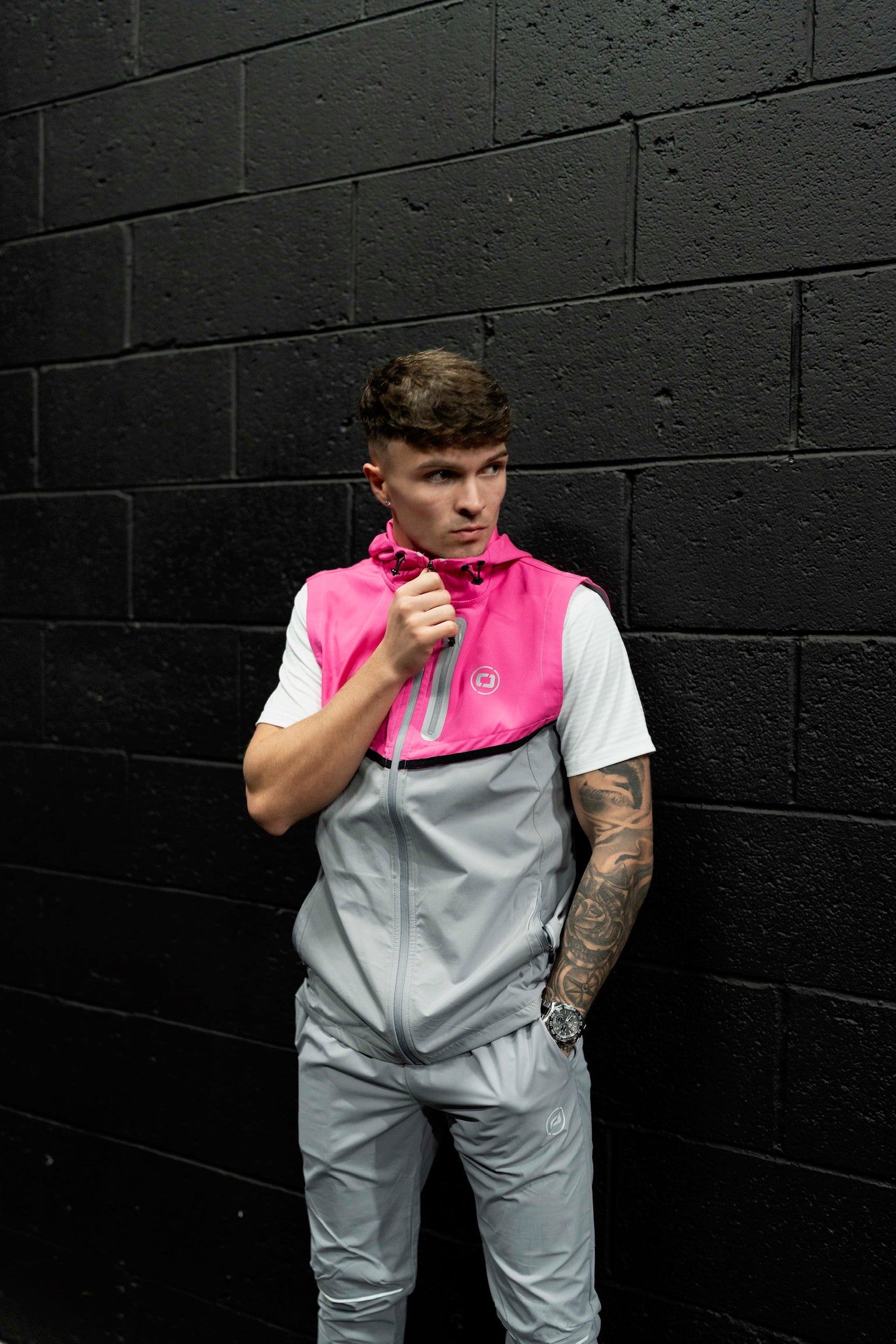 Certified Gillet Tracksuit Pink