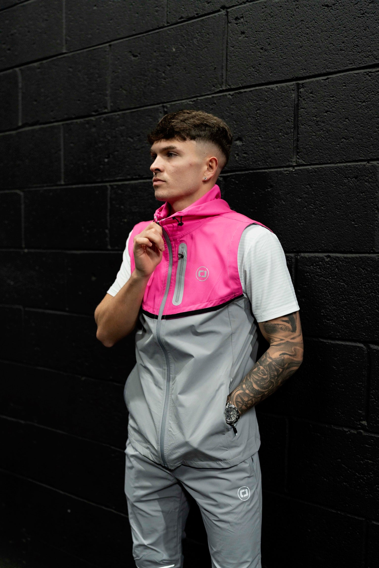 Certified Gillet Tracksuit Pink