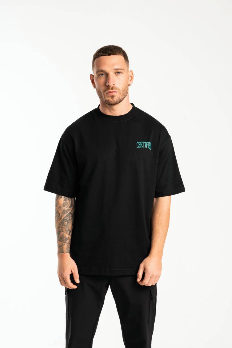 Certified Est23 T-Shirt Black/Green