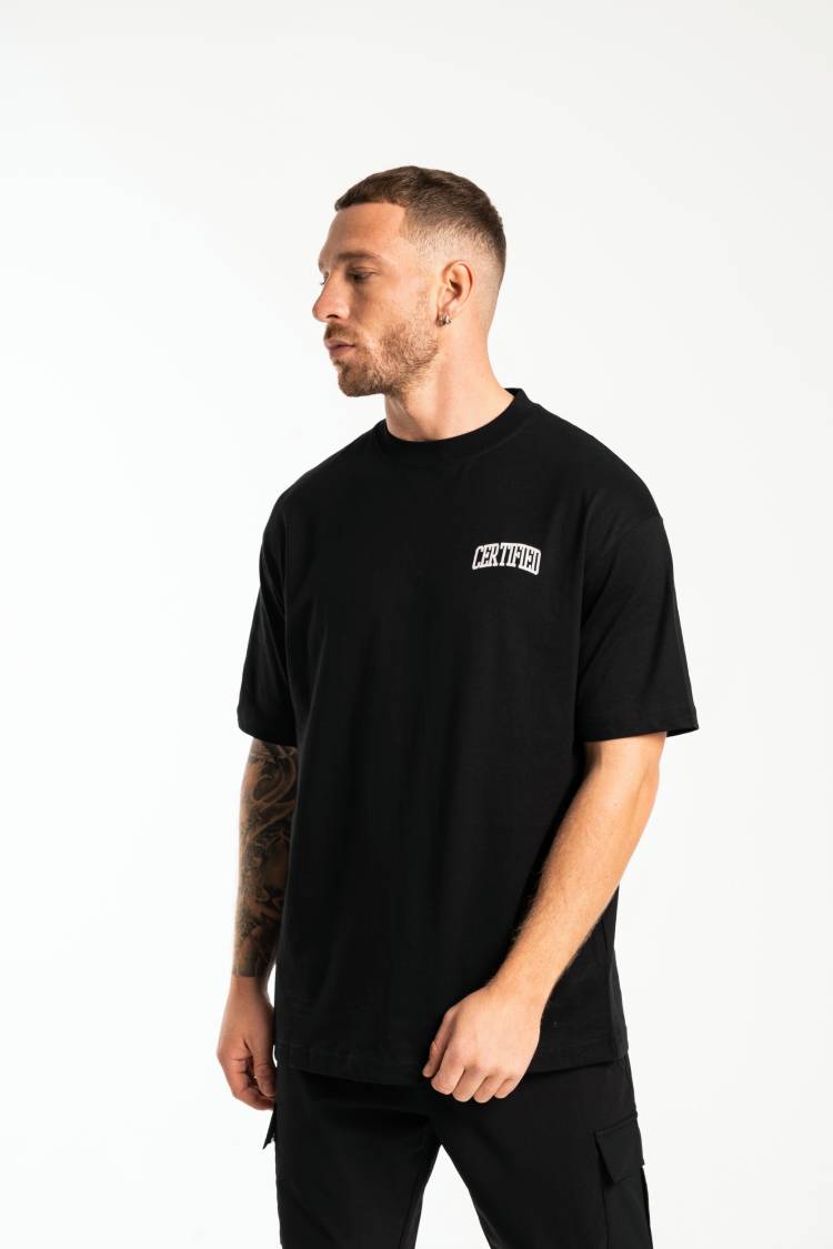 Certified Est23 T-Shirt Black/Grey