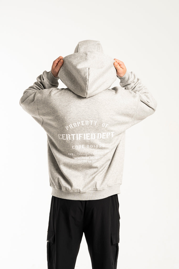 Certified Stealth Hoodie Grey