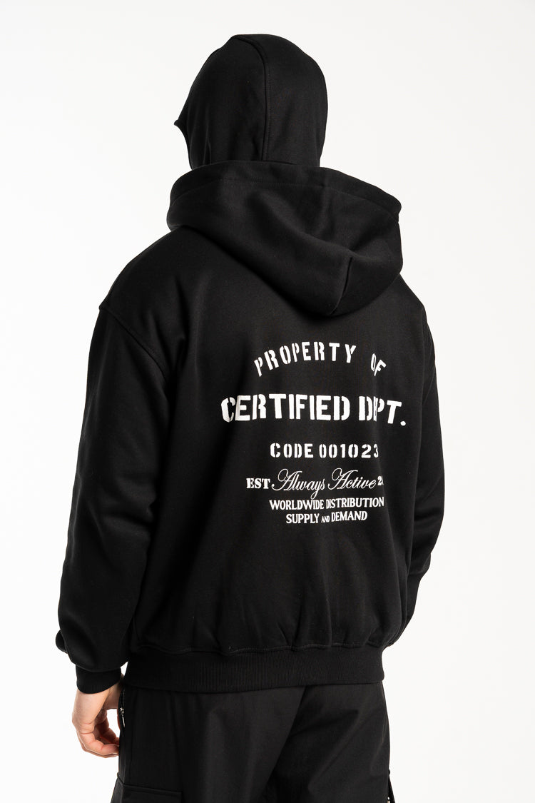 Certified Stealth Hoodie Black