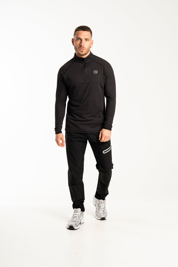 Certified Sports 1/4 ZIP Black