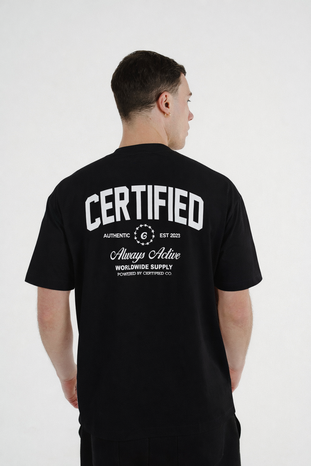 Certified Worldwide T-Shirt Black