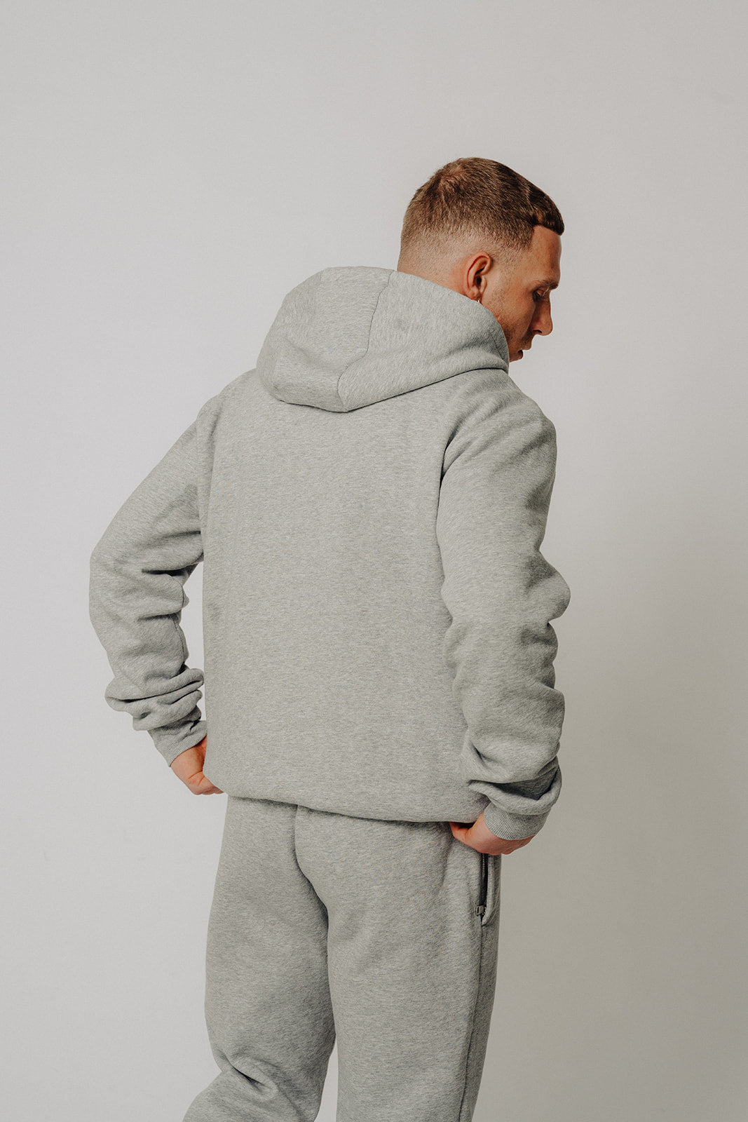 Certified Icon Tracksuit Grey Zip Up