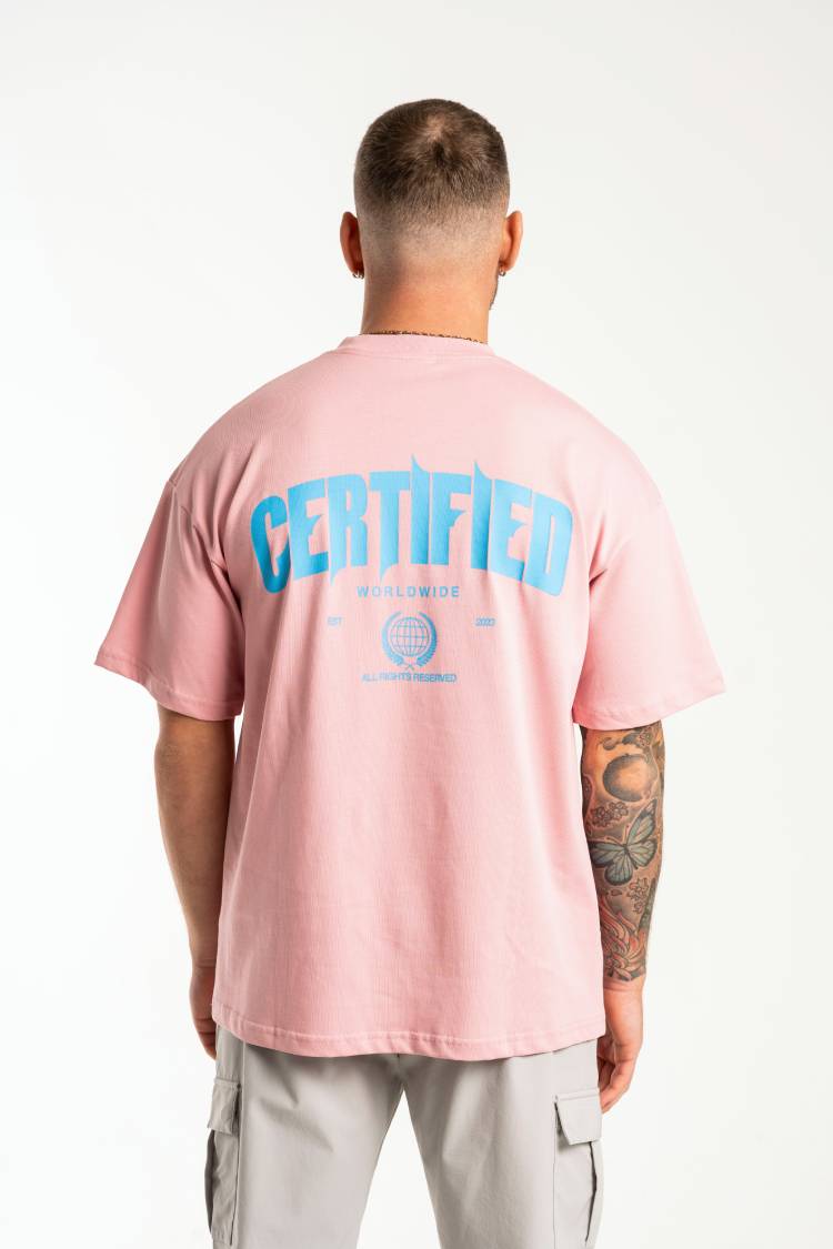 Certified Worldwide T-Shirt Pink