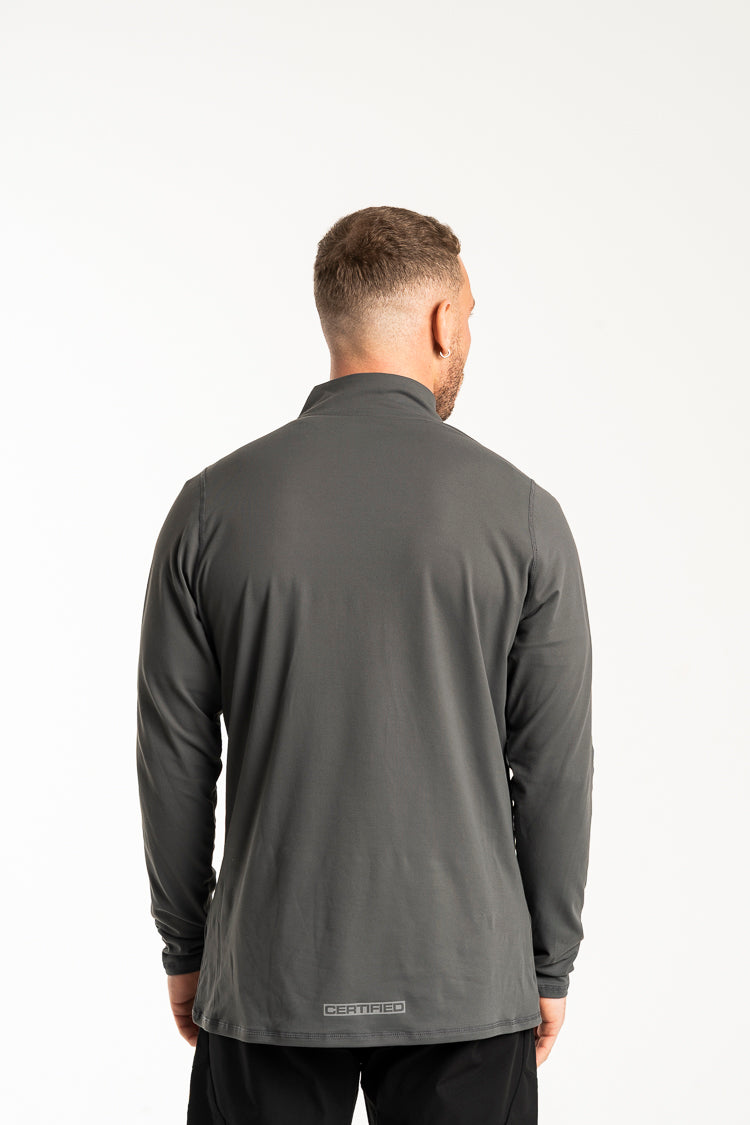 Certified Sports 1/4 ZIP Charcoal