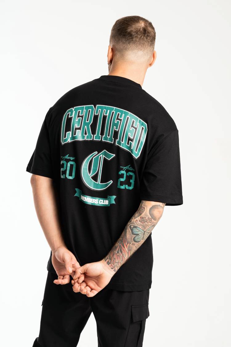 Certified Est23 T-Shirt Black/Green