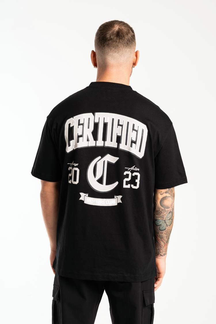 Certified Est23 T-Shirt Black/Grey