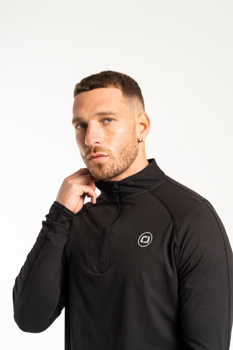 Certified Sports 1/4 ZIP Black