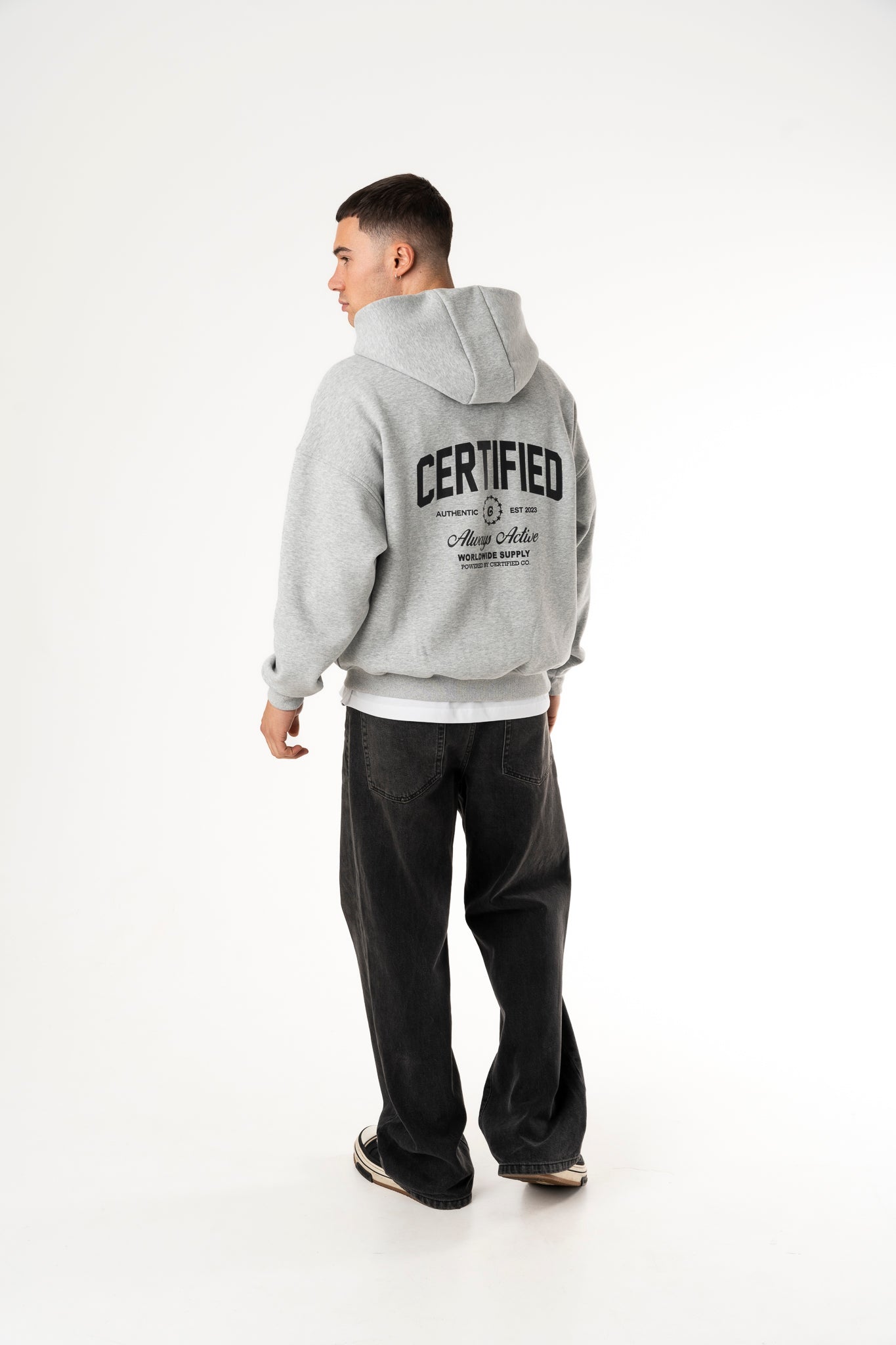 Certified Men's Zip Hoodie Grey