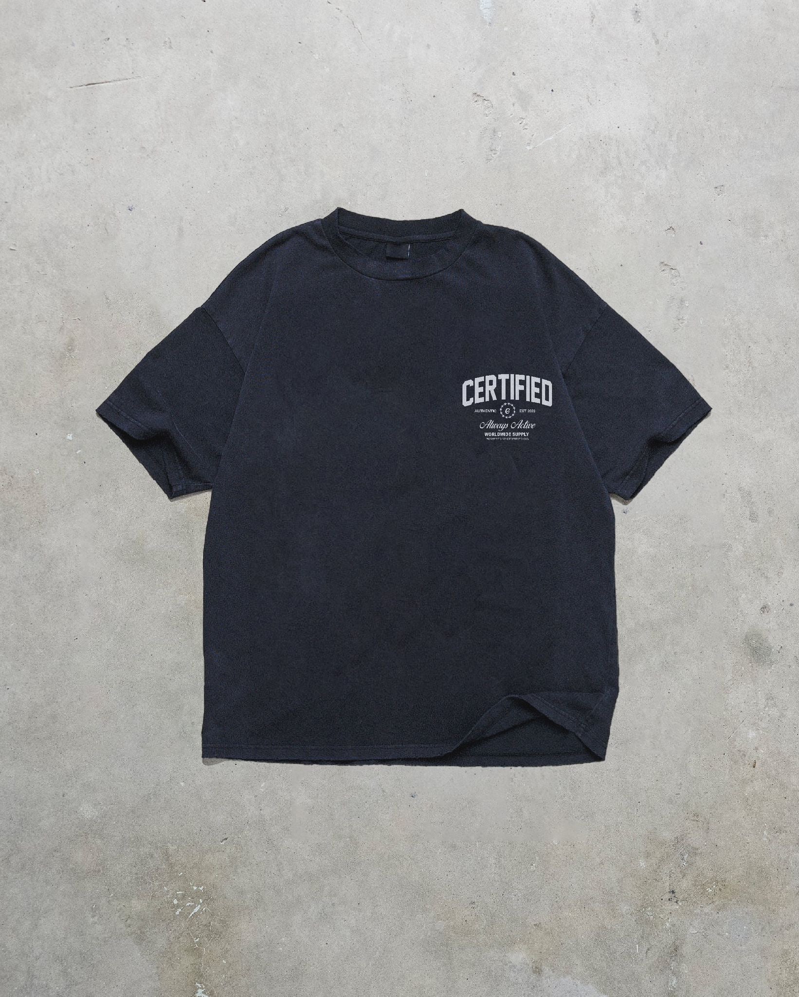 Certified Worldwide T-Shirt Black